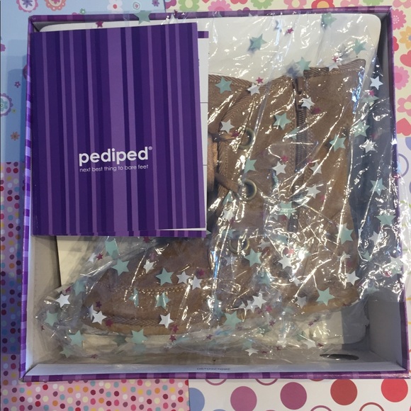 Pediped NEW in Box light brown boots US 13-13.5 - Picture 3 of 11